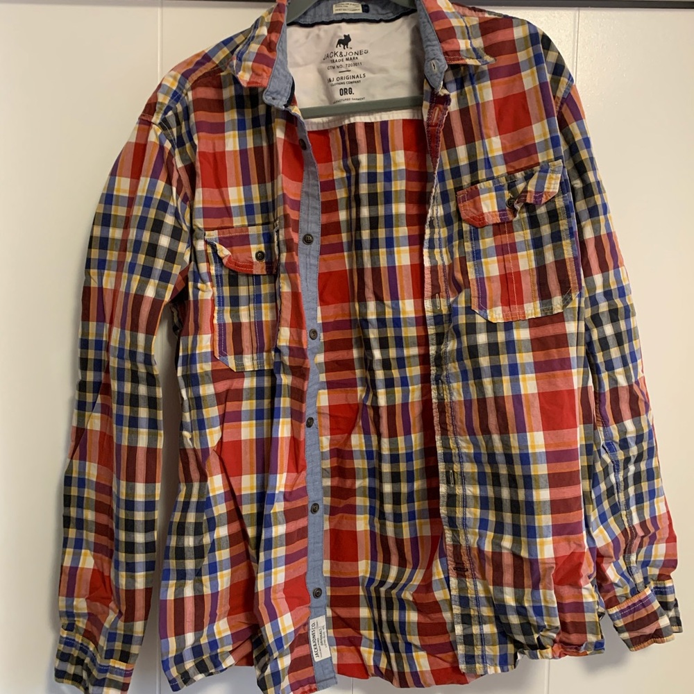 Jack and Jones Button-up Shirt Large